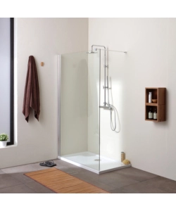 BOX DOCCIA WALK-IN CROMATO, 120X190 CM